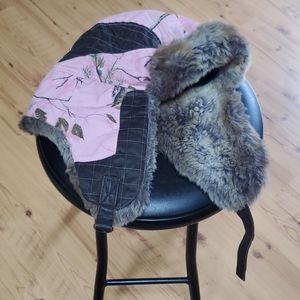 NWOT Realtree Fur Lined Bomber Hat